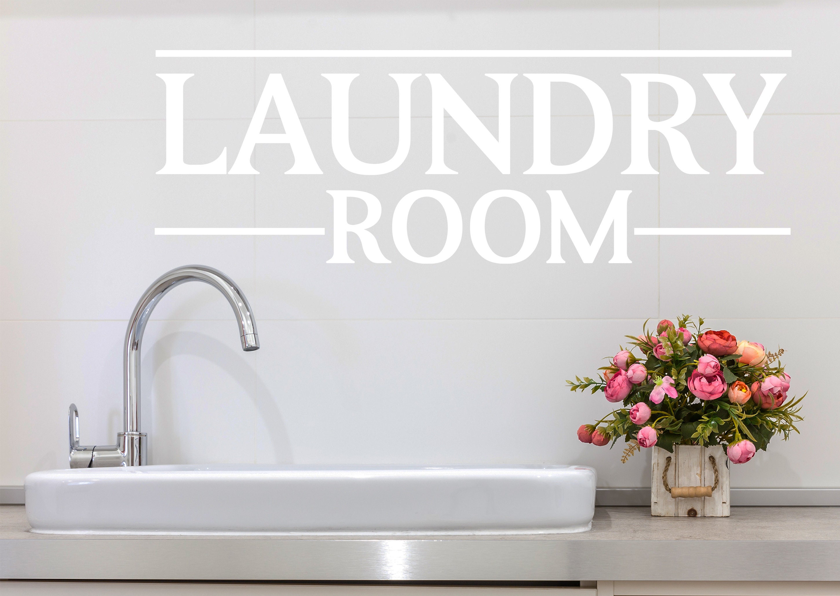 Laundry Room Wall Decal Vinyl Decal Laundry Room Decal | Etsy
