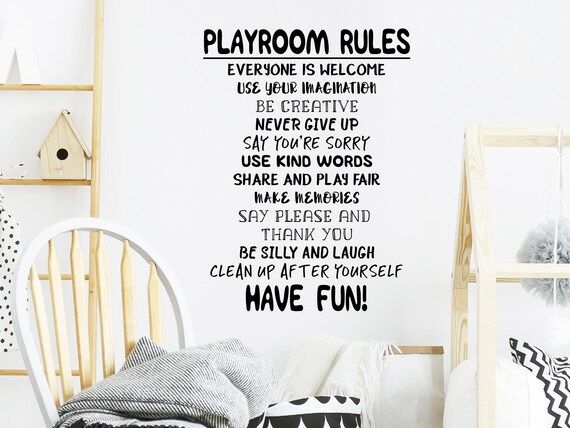 playroom wall decal