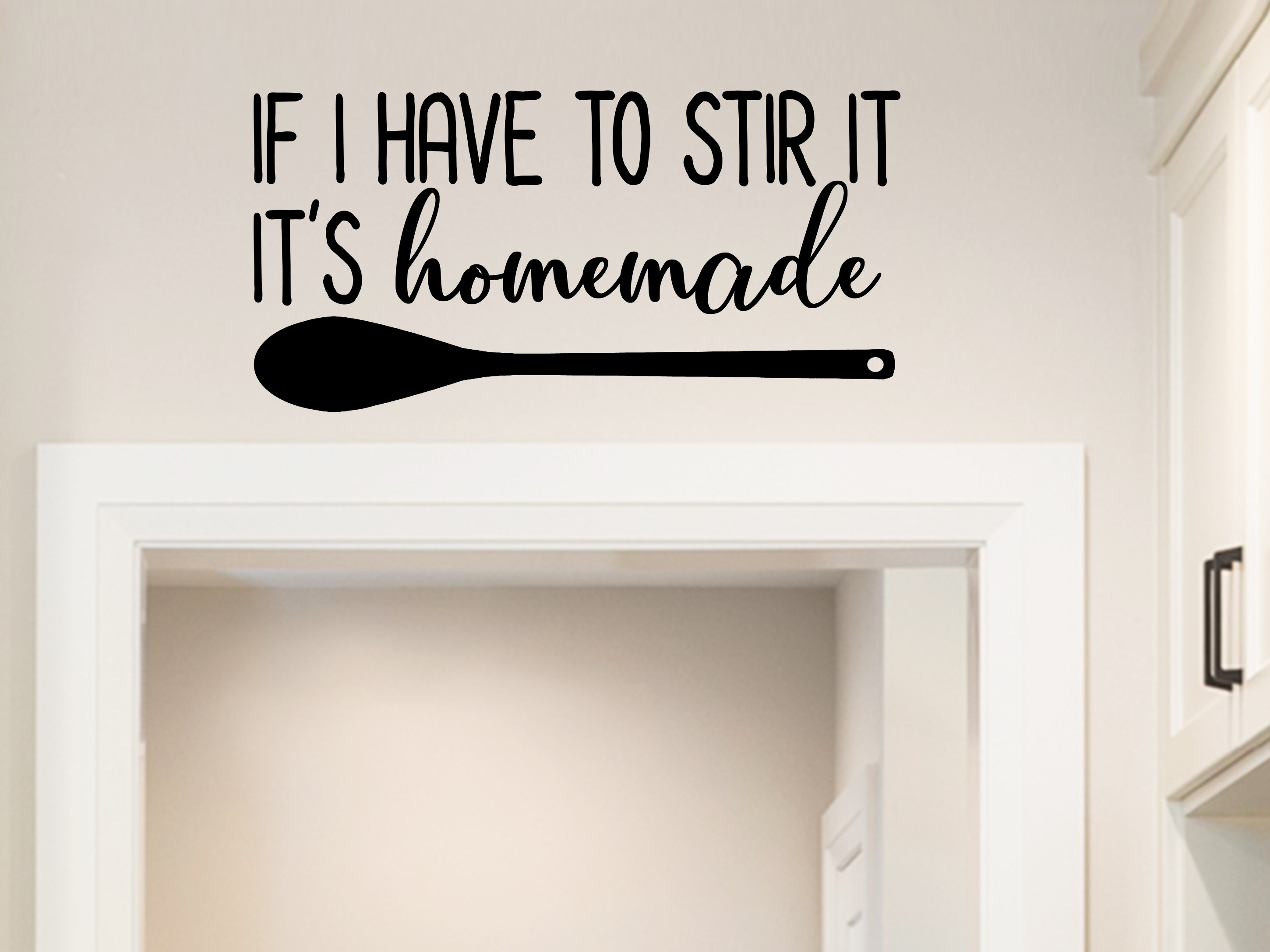 Vinyl Sticker Kitchen Wall Art Pantry Decal Just Beat It Pantry Sign Wall Sticker Wall Decal Kitchen Wall Decal Vinyl Decal