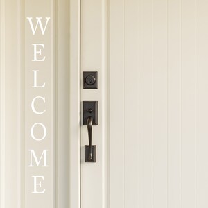 Welcome Welcome Door Decal Welcome Door Sign Welcome Decal Front Door Front Door Decal Door Decal Welcome Sign image 4