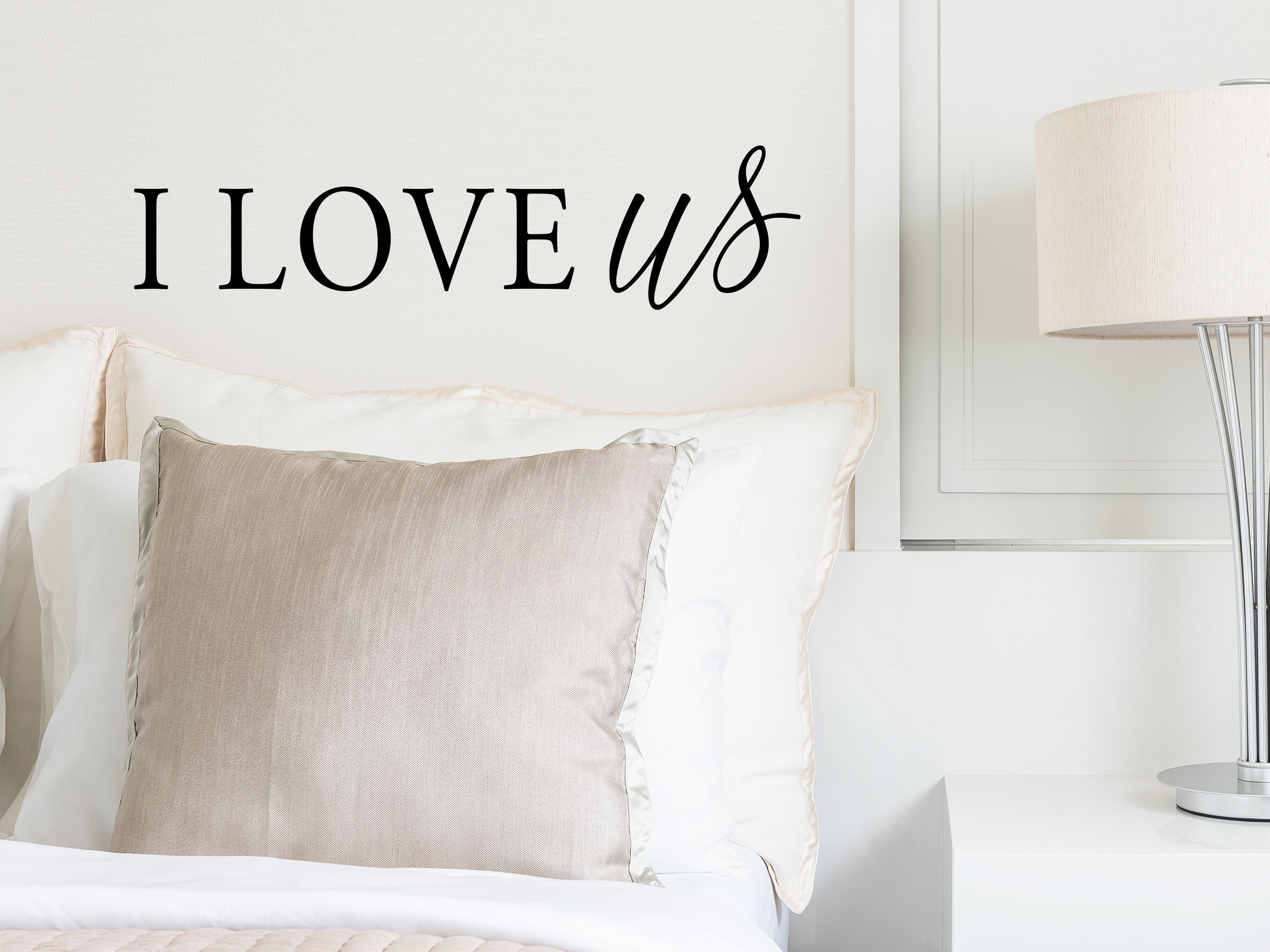 I Love Us I Love Us Decal I Love Us Sign Wall Decal Etsy