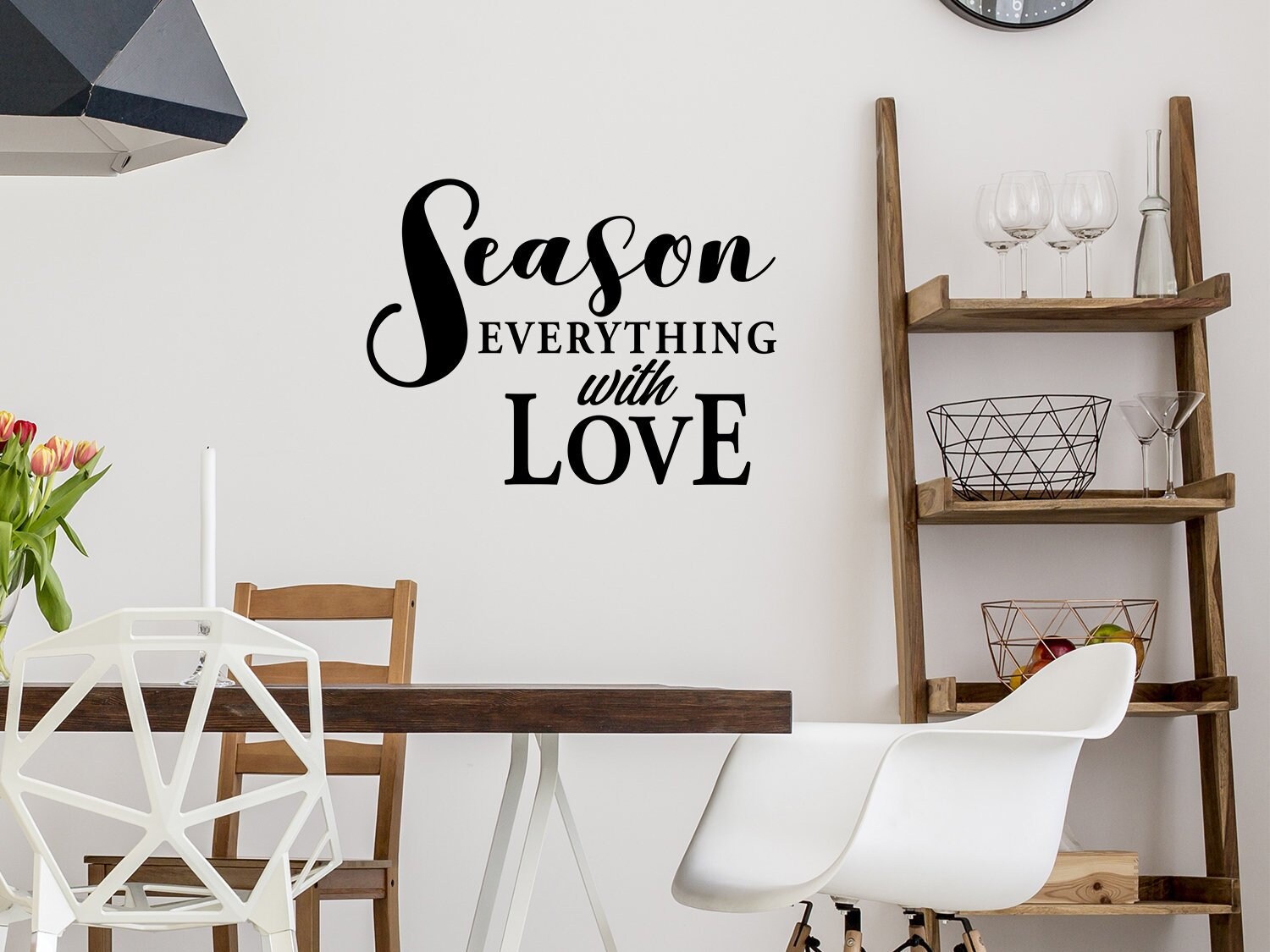 Season Everything With Love Wall Decal Vinyl Decal Etsy
