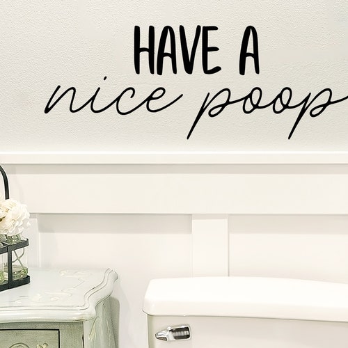 Nice Buttvinyl Wall Decal Funny Bathroom Wall Quotes Home Etsy