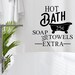 Hello Sweet Cheeks Cursive Wall Decal Vinyl Decal Bathroom Wall Decal ...