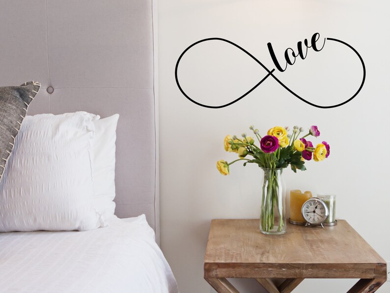 Infinity Love Wall Decal Bedroom Es Sign Art Vinyl Sticker