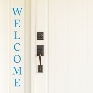 Welcome Welcome Door Decal Welcome Door Sign Welcome Decal Front Door Front Door Decal Door Decal Welcome Sign image 6