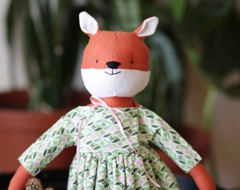 Little fox, small stuffed toy , toy fox, toy, gift, подарок лиса, лиса игрушка, лисичка, tilda doll, tilda