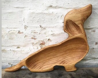 Wood Carved Plate | Etsy