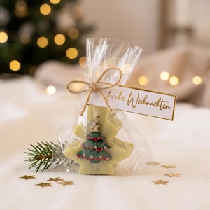 Weihnachtsgeschenk im glas