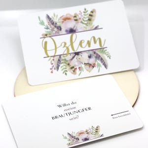 Carte à gratter demoiselle d'honneur personnalisée - demander demoiselle d'honneur - cadeau demoiselle d'honneur - couleur souhaitée - idée cadeau