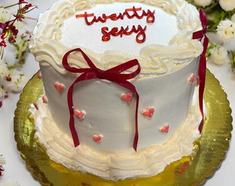 Topper per torta in acrilico personalizzato | Testo personalizzato da 1 a 3 parole | Vari colori | Topper per torta per compleanno, matrimonio, festa, decorazione