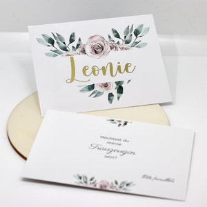 Gratta e Vinci personalizzato Damigella d'Onore - Chiedi Damigella d'Onore - Regalo Damigella d'Onore - Colore Desiderato - Con Busta