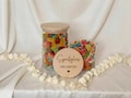 Personalized Gift Jar with Name - Candy Jar Gift Idea for Girlfriend, Colleague, Birthday, or Party Favor