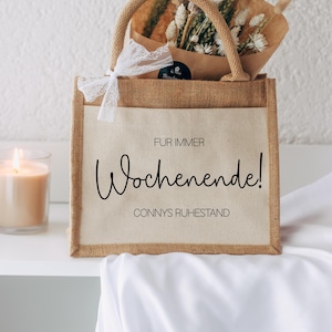 Regalo pensione - regalo d'addio collega - regalo squadra - pensione - borsa personalizzata con nome