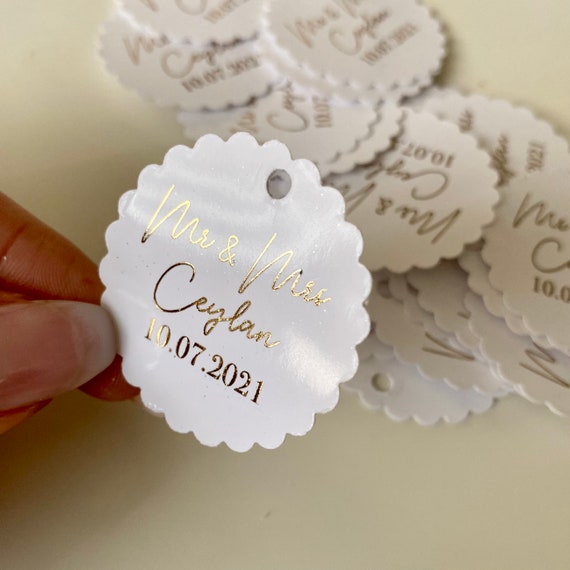 Personalized Labels With Metallic Finishing in Gold or Silver -  UK