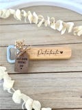 Wooden bottle opener for godmother or godfather – Will you be my godmother? – Personalized gift for godparenthood & christening