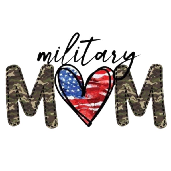 Military Mom America Sublimation digital DTF PNG
