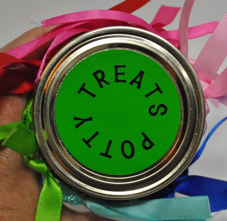 Potty Treats glass jar potty training candy Etsy
