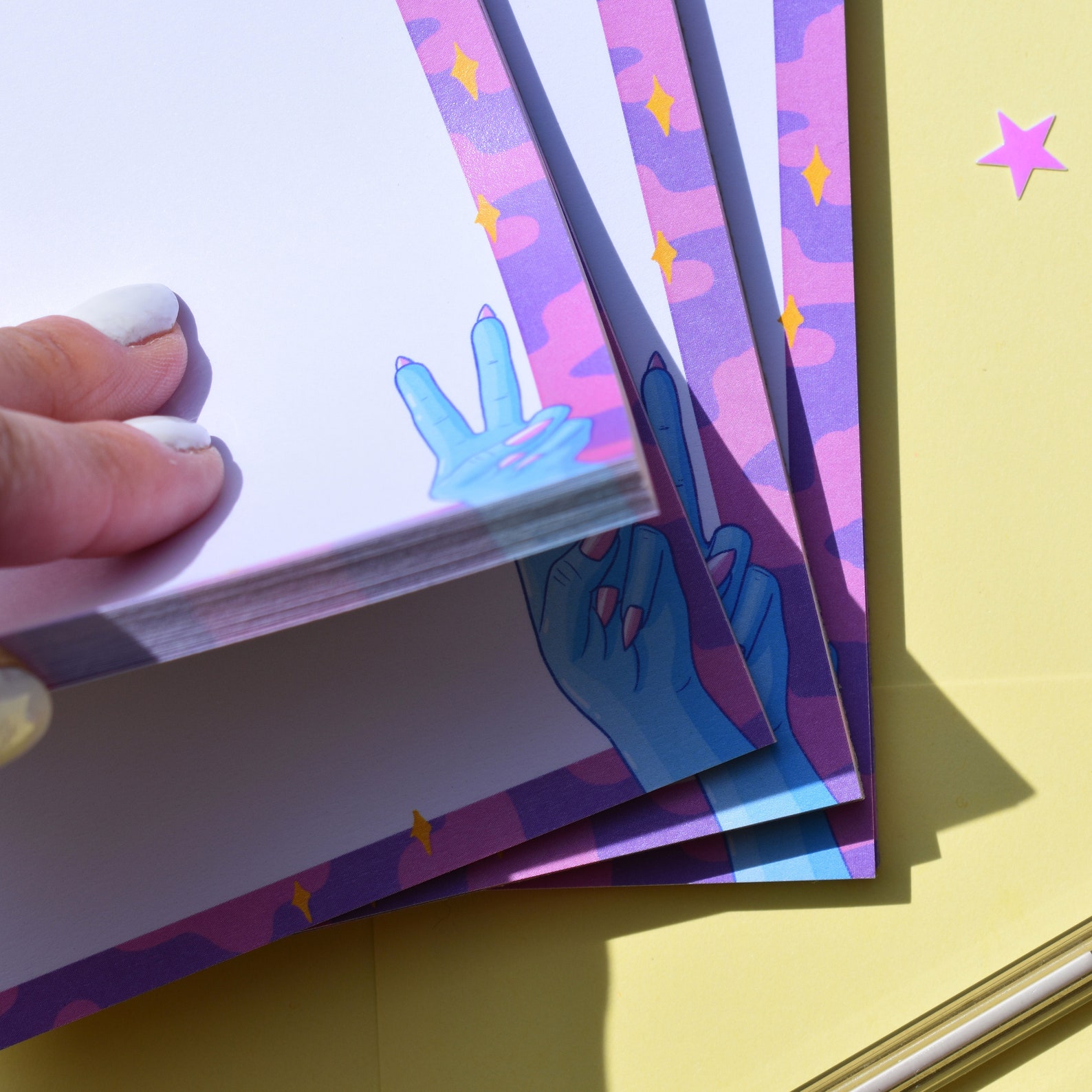 Cute Aesthetic Notepad A6 Small Size Ideal for Quick Notes Etsy