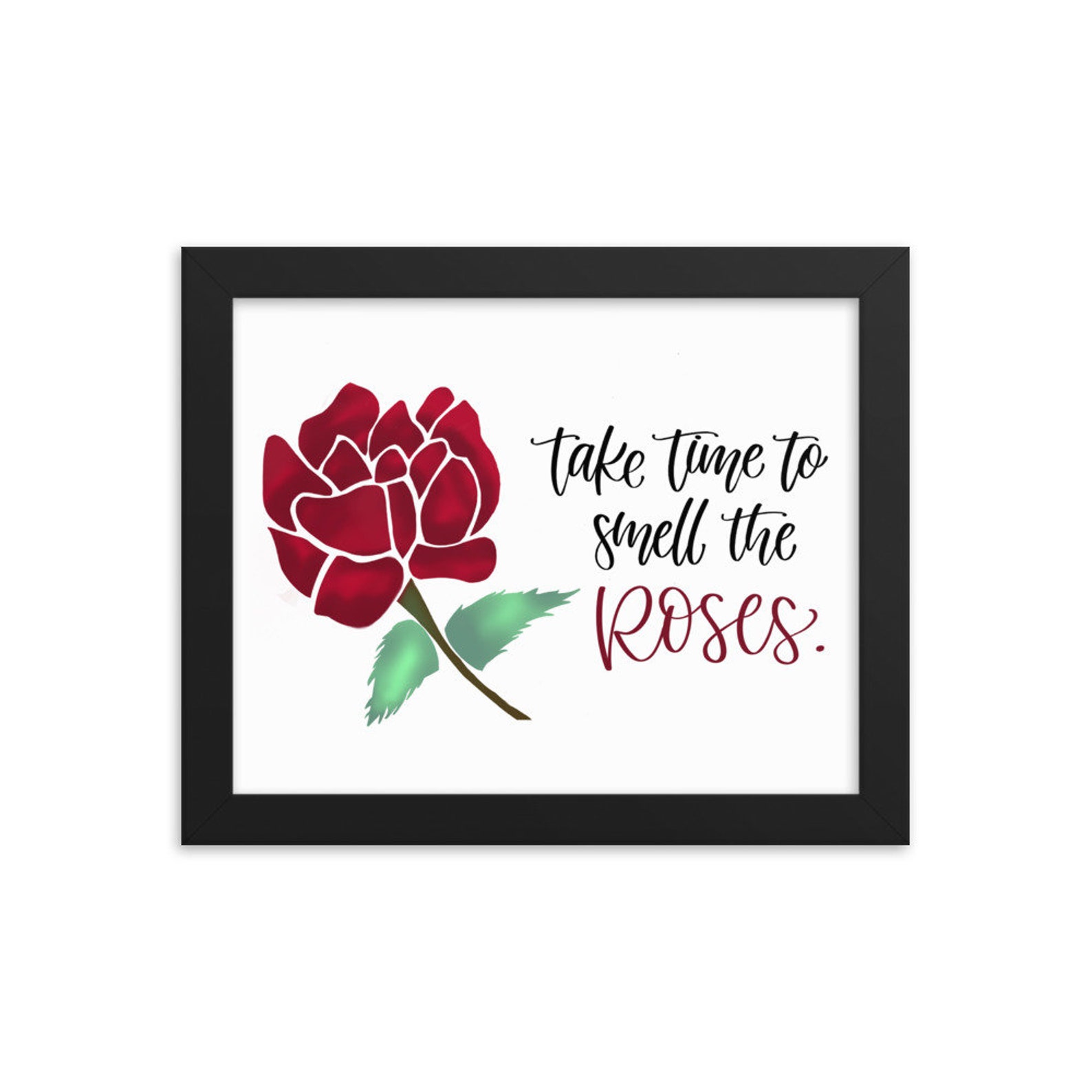 wake up and smell the roses tee