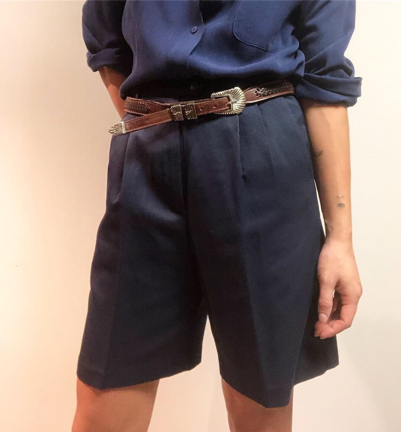 Vintage navy bermuda short