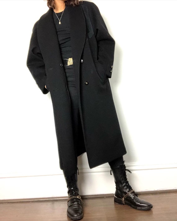 Vintage 100% wool suede detail sister coat