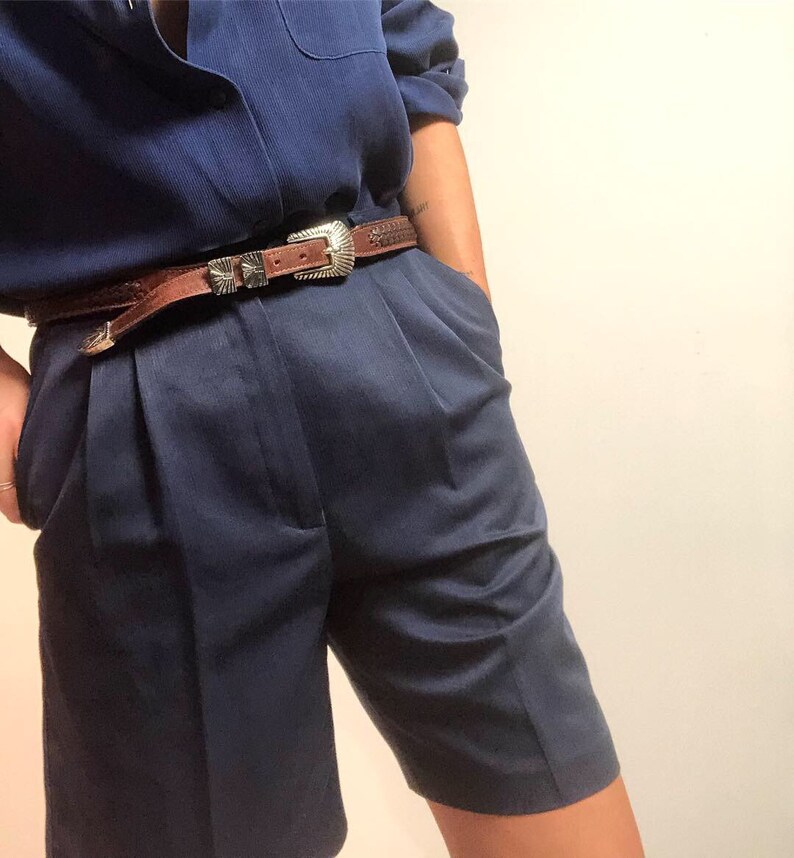 Vintage navy bermuda short