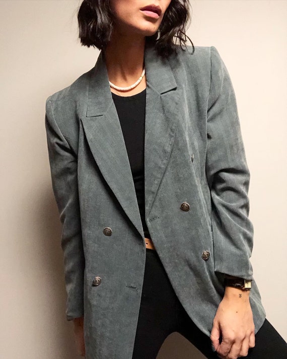 Vintage Tweed Puff Sleeve Cropped Jacket