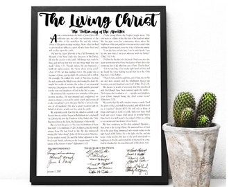 LDS the Living Christ, Digital File 18x24, 16x20, 11x14, 8x10, LDS ...