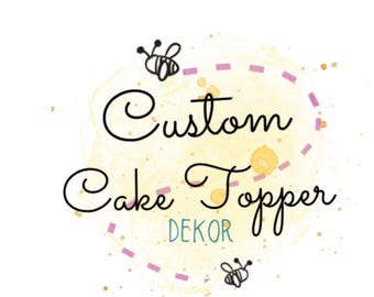 Adorno para tarta personalizado,