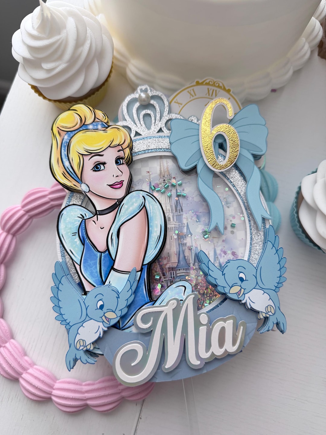 Disney Princess Cake Topper, Cinderella Cake Topper - Etsy