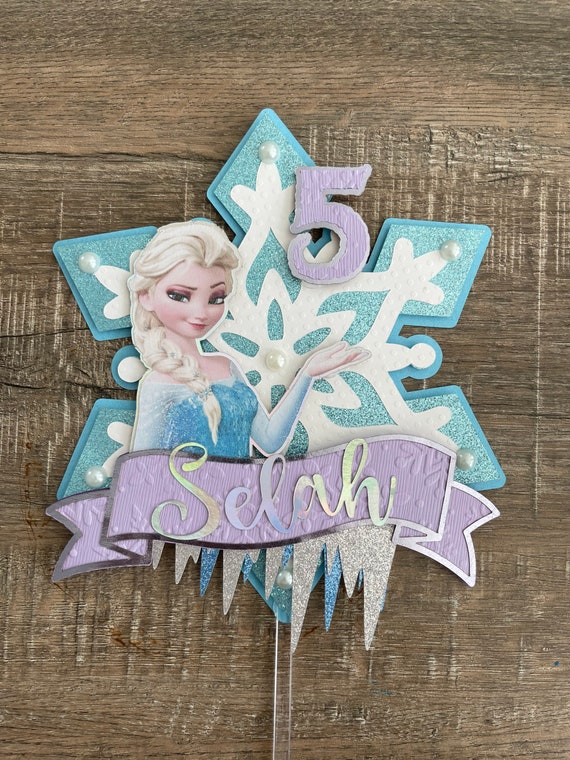 Elsa Cake Topper , Frozen Decoration , Frozen Cake Topper, Winter Theme,  Elsa Centerpieces 