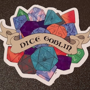 Dice Goblin Sticker