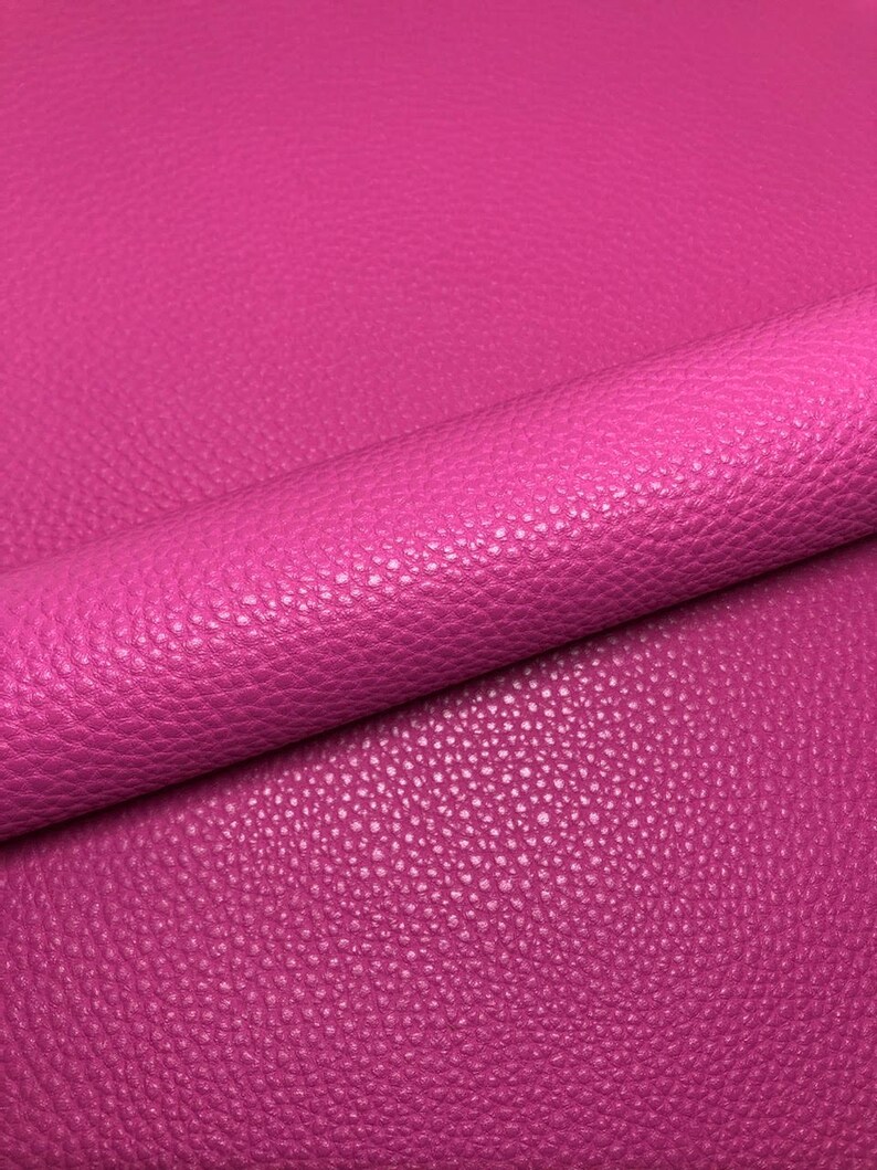 Pink solid faux leather sheet 8x13 faux leather textured Etsy