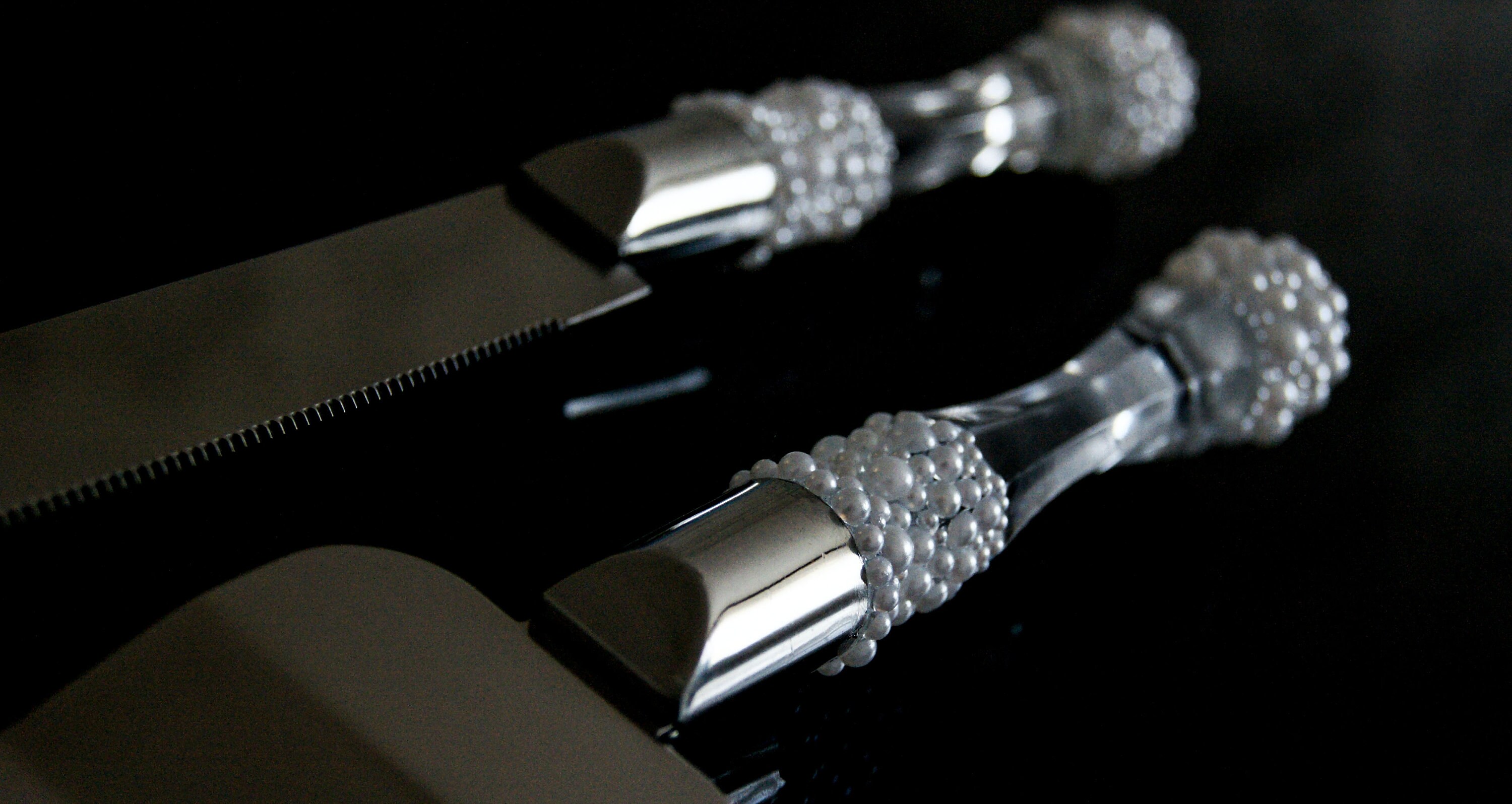 Pearl Cake Server Set Wedding Cake Cutter Set Personalized Etsy