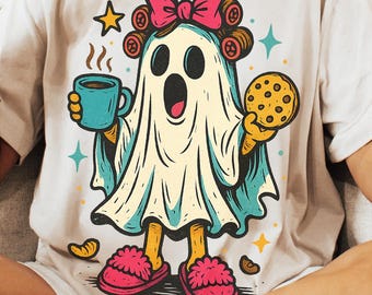 Haunt Mess PNG, Funny Halloween PNG, Ghost Halloween, Spooky Season PNG, Halloween Vibes png, Retro Halloween png, Cute Ghost Png