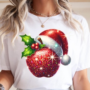 Insegnante di Natale Png, Insegnante png, Apple png, Insegnante di Babbo Natale png, Palla da discoteca png, Insegnante di Natale png, Buon Natale Insegnante Vacanza png