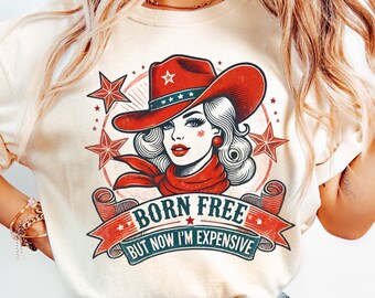 Retro 4th of july Png, Born free but now I'm expensive Png, Sublimation design, Vintage independence day, instant download