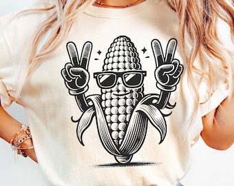 Corn Svg, Cricut Shirt, Husk Cutting, Coutry girl svg, Crops Svg, Country svg, Funny crop svg, Crop top PNG SVG DFX