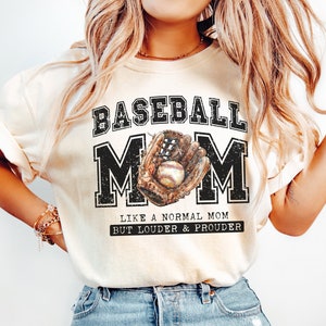 Baseball Mom PNG, Loud and Proud Baseball Mom Sublimation Design, Varsity, Distressed, Baseball mama, Instant Downloads