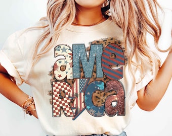 Retro America png, 4th of july sublimation designs downloads, USA Leopard flag Patriotic shirt t-shirt design clipart download file clip art