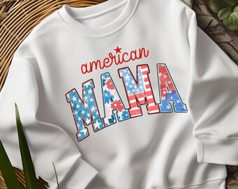 American Mama Svg, 4 de julho SVG, 4 de julho Svg, Camisa patriótica Svg, Dia da Independência Svg, Arquivos digitais de sublimação Baixar