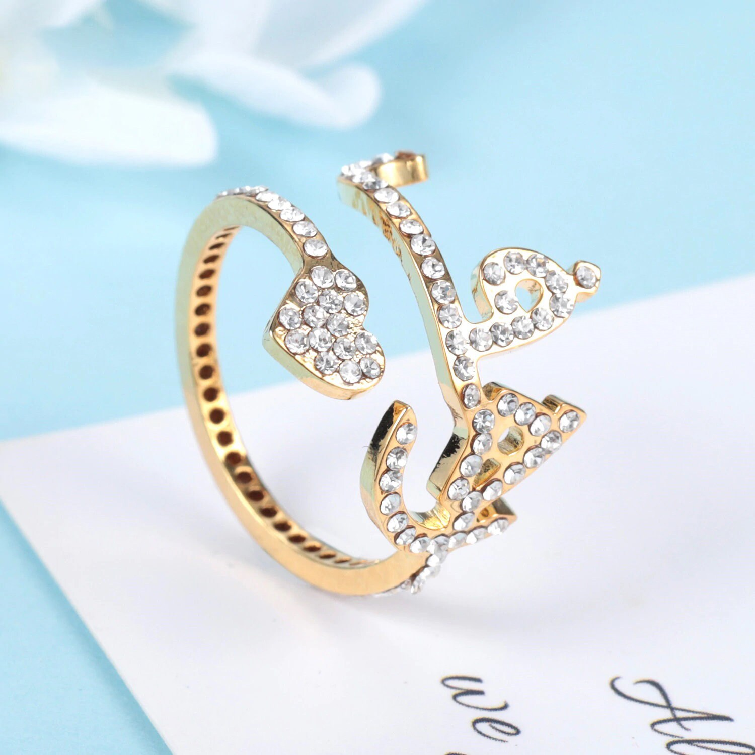 Arabic Name Ring Custom Name Arabic Ring Personalized Arabic Etsy