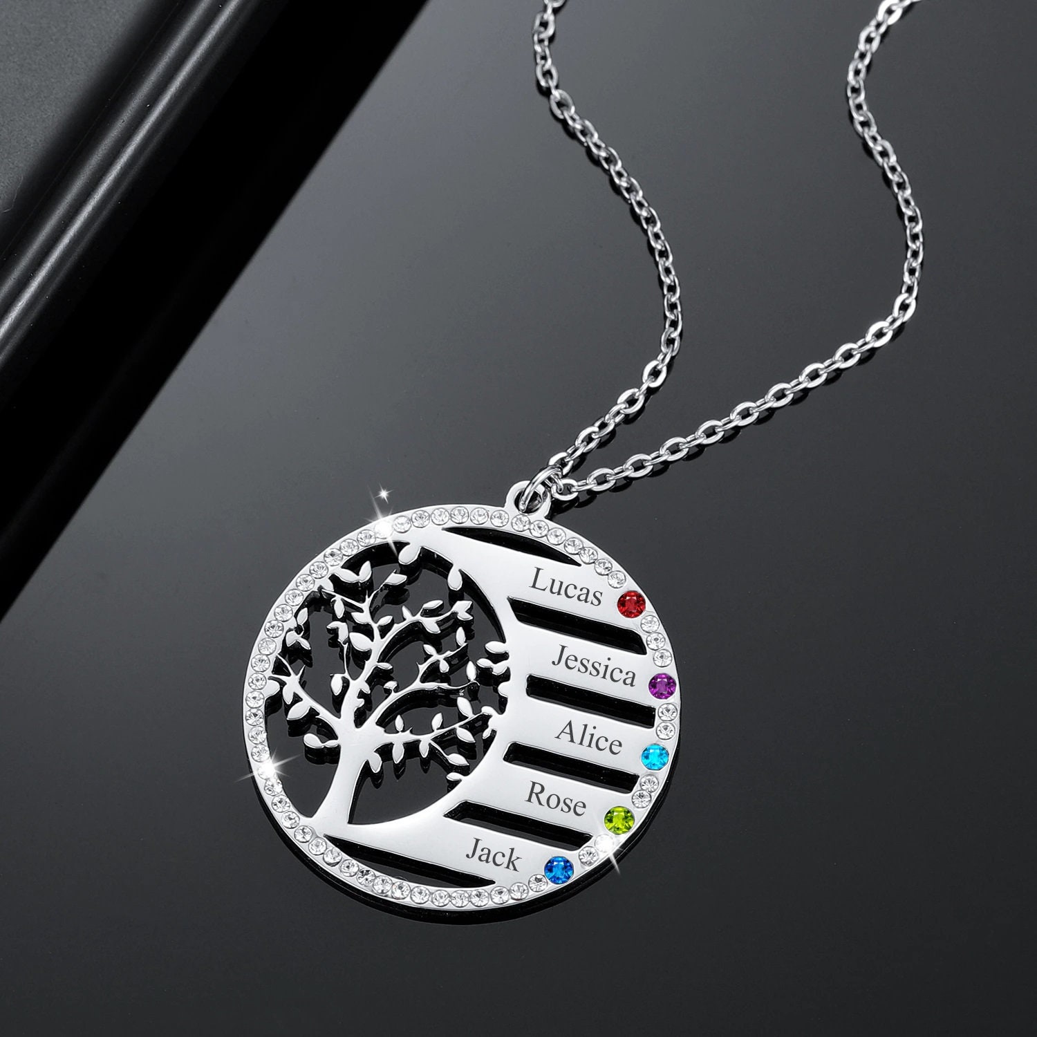 Tree of Life Necklace Family Tree Necklace Tree of Life Etsy