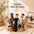Custom doll pillow, Personalized Mini Me Doll with Poseable Body, Photo Plush Doll, gift for friend, Halloween Decor, Halloween Gift