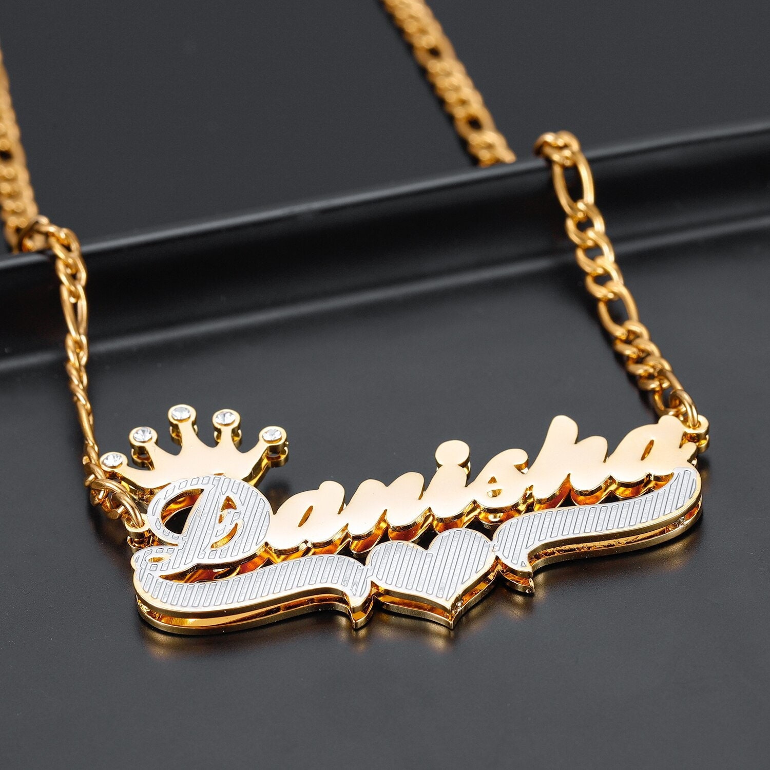 rolex crown pendant necklace
