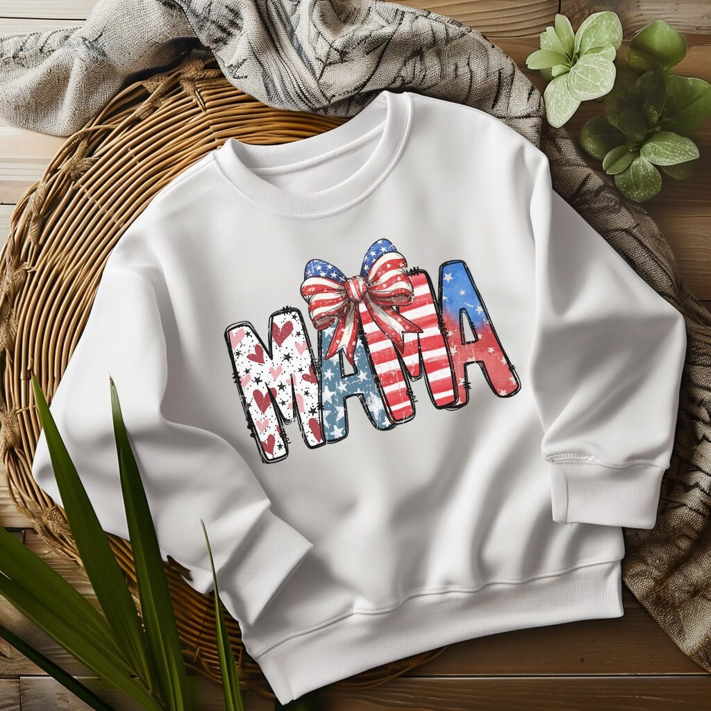 Coquette American Mama Png, Coquette Bow Png, 4th of July Sublimation ...