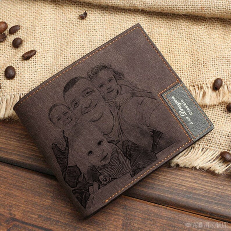 Personalized Photo Wallets for Him Men