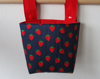 Lenkertasche für Laufrad, Roller, Puky Wutsch, Erdbeeren