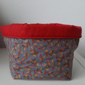 Bread basket / bread roll basket, utensil, fabric basket, autumn